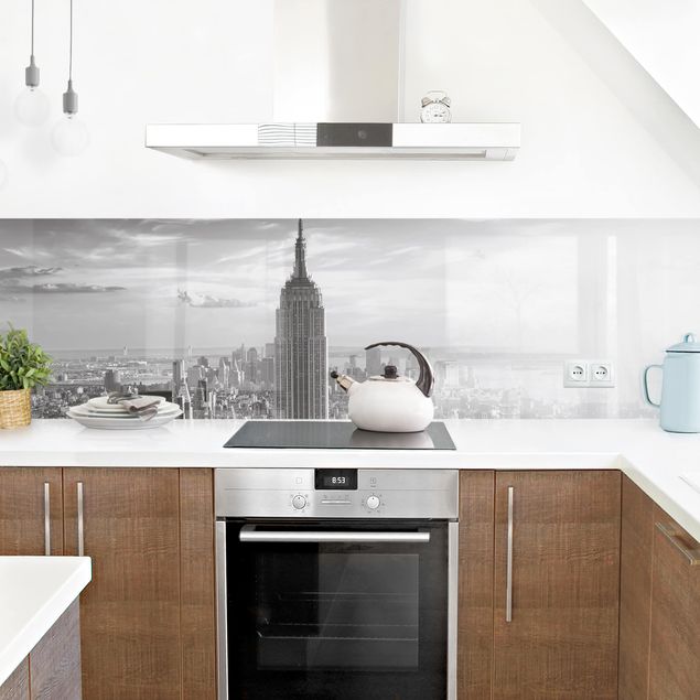Salpicadero cocina adhesivo arquitectura y skyline Manhattan Skyline
