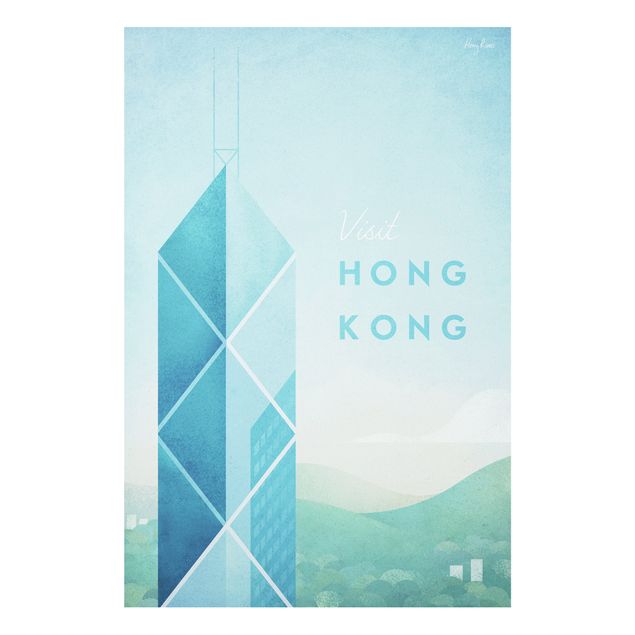 Decoración en la cocina Travel Poster - Hong Kong