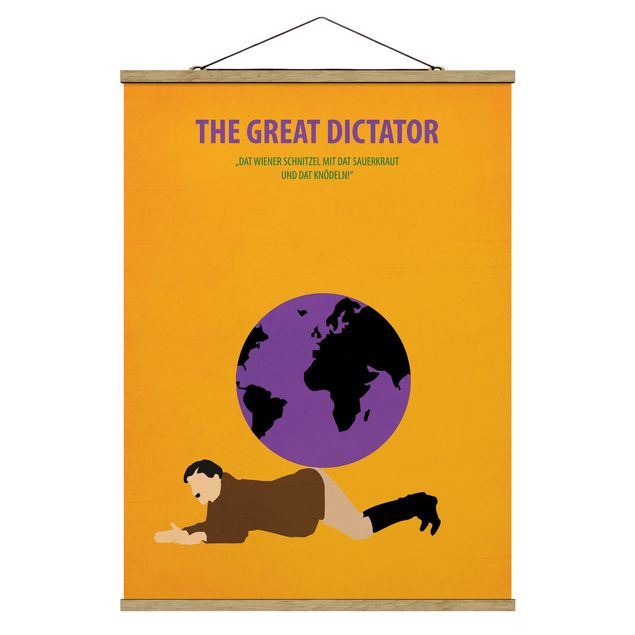Cuadros modernos Film Poster The Great Dictator