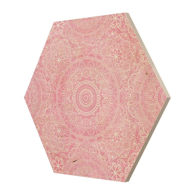 Cuadros Haase Pattern Mandala Pink