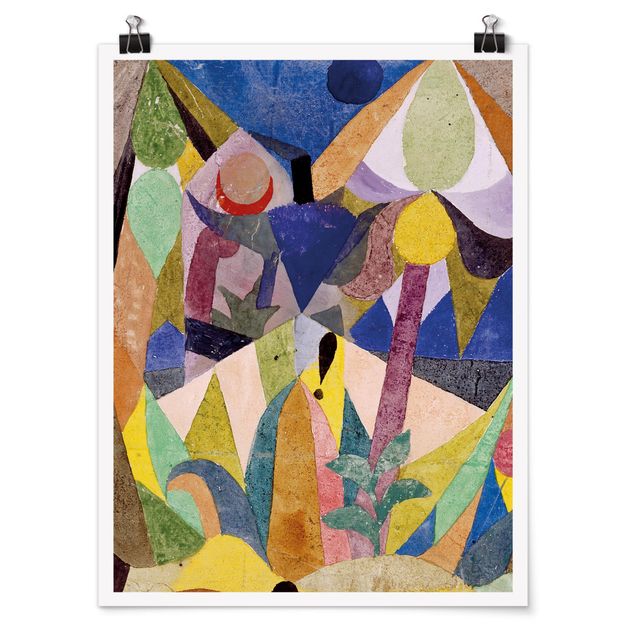 Cuadro con paisajes Paul Klee - Mild tropical Landscape