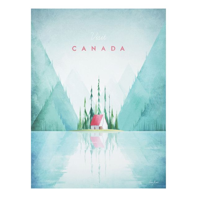 Cuadros de árboles Travel Poster - Canada