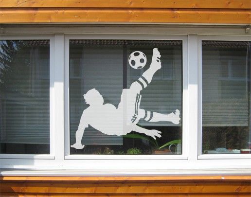Decoración infantil pared No.UL6 football - overhead kick