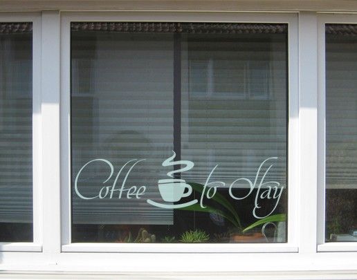 Vinilos para ventanas No.UL419 Coffee to Stay 2