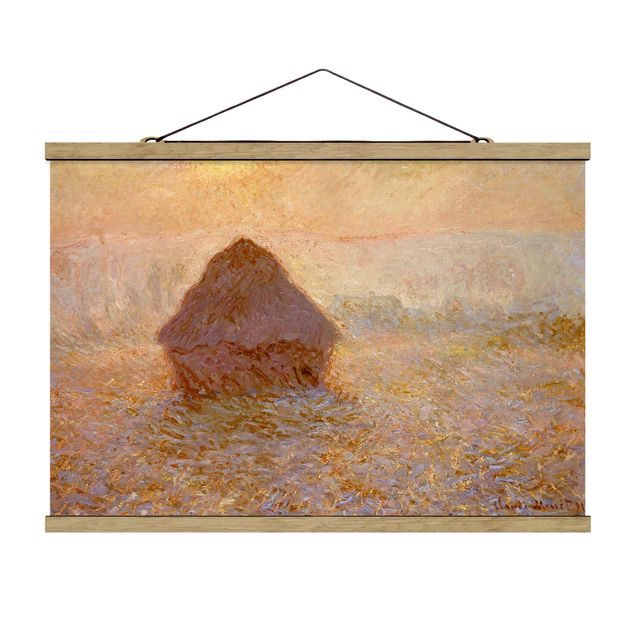 Estilos artísticos Claude Monet - Haystack In The Mist