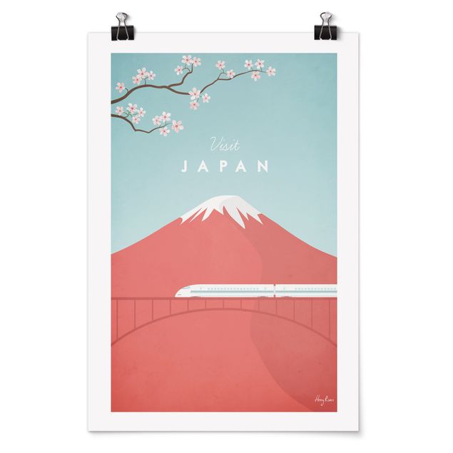 Pósters ciudades Travel Poster - Japan