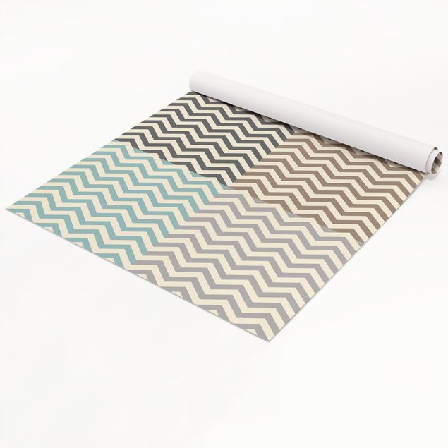 Vinilos armario Modern Zigzag Stripe Pattern In 4 Homely Colours