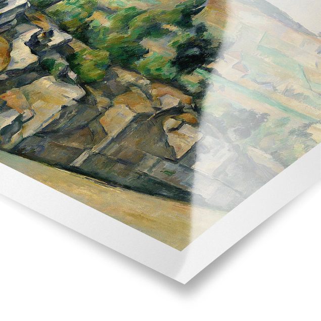 Cuadros de paisajes naturales  Paul Cézanne - Hillside In Provence