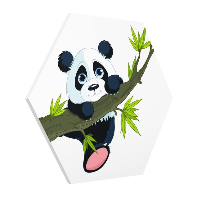 Cuadros de paisajes naturales  Climbing Panda