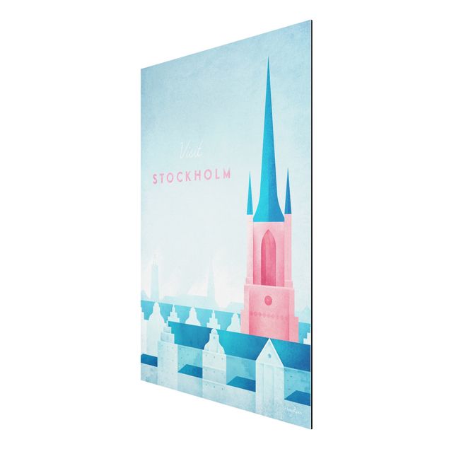 Láminas de cuadros famosos Travel Poster - Stockholm