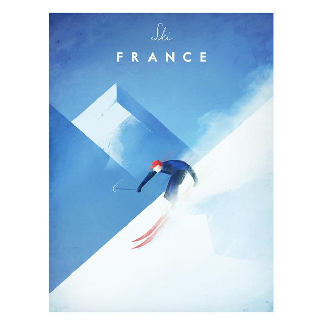 Cuadros montañas Travel Poster - Ski In France