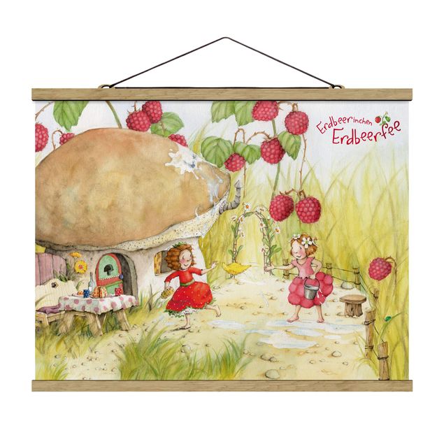 Cuadros de hadas Little Strawberry Strawberry Fairy - Under The Raspberry Bush
