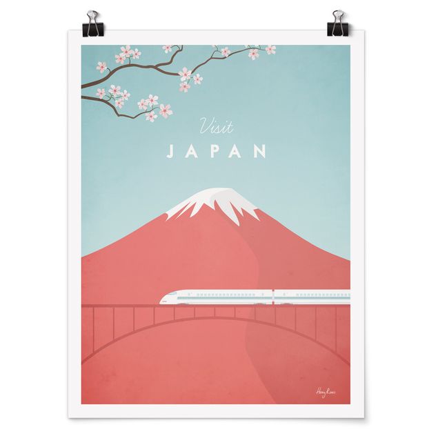 Pósters ciudades Travel Poster - Japan
