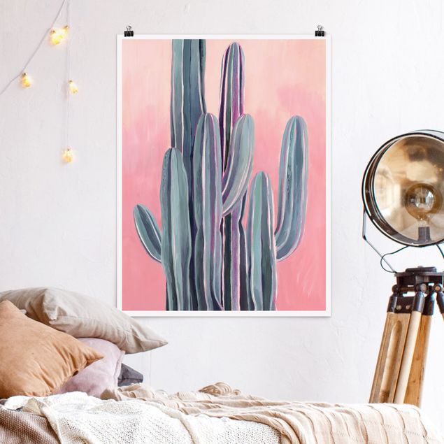 Decoración de cocinas Cactus In Licht Pink II