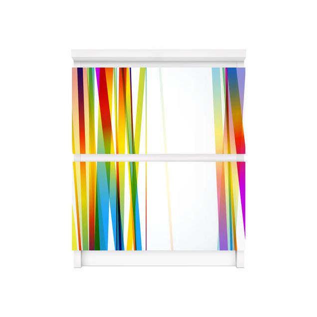 Papel para forrar muebles Rainbow Stripes