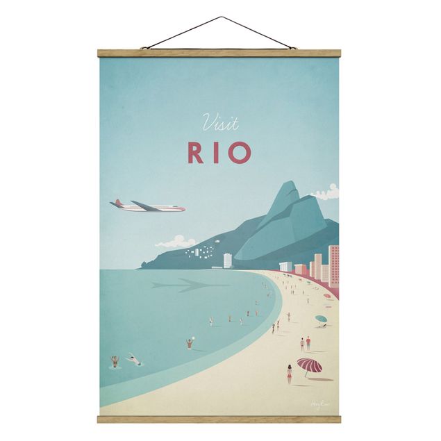 Cuadros con mar Travel Poster - Rio De Janeiro