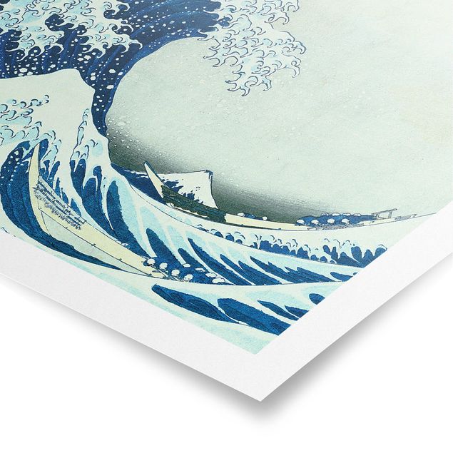 Cuadros playa Katsushika Hokusai - The Great Wave At Kanagawa