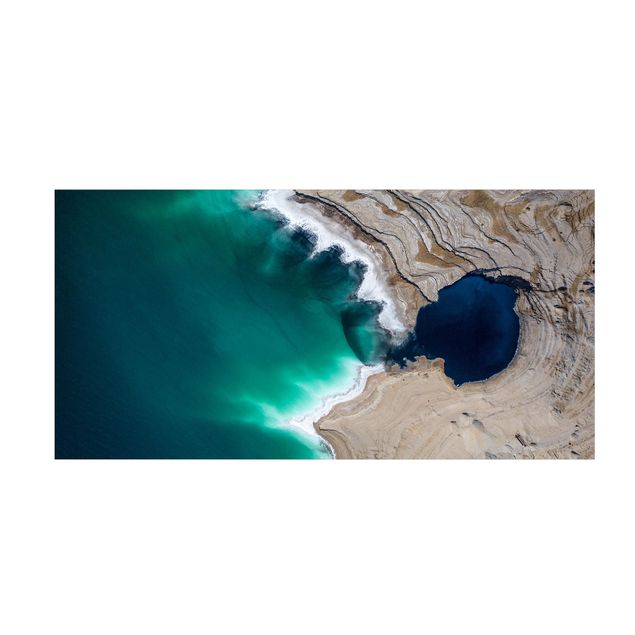 Alfombra beige Wild Coastal Bay In Israel