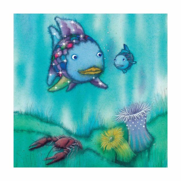 Alfombras azules The Rainbow Fish - Two Fish Friends Out And About