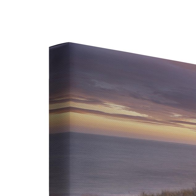 Lienzos de paisajes Sunrise On The Beach On Sylt