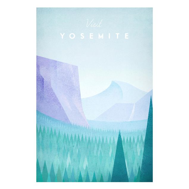 Cuadros de árboles Travel Poster - Yosemite Park