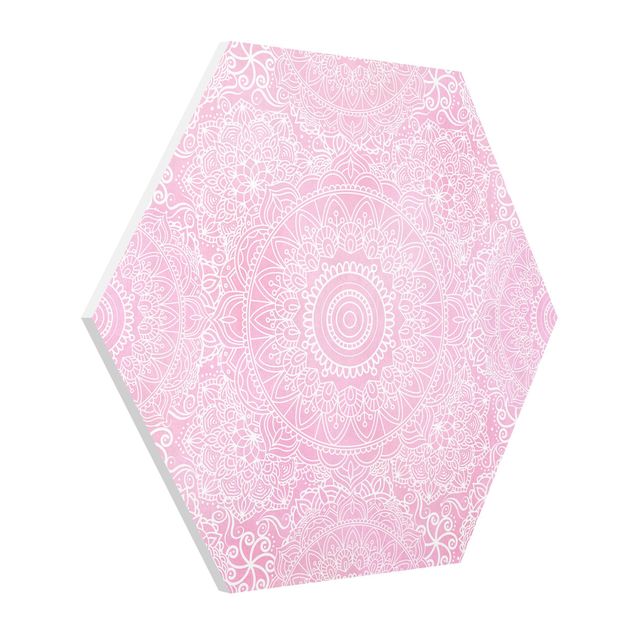 Cuadros de patrones Pattern Mandala Pink