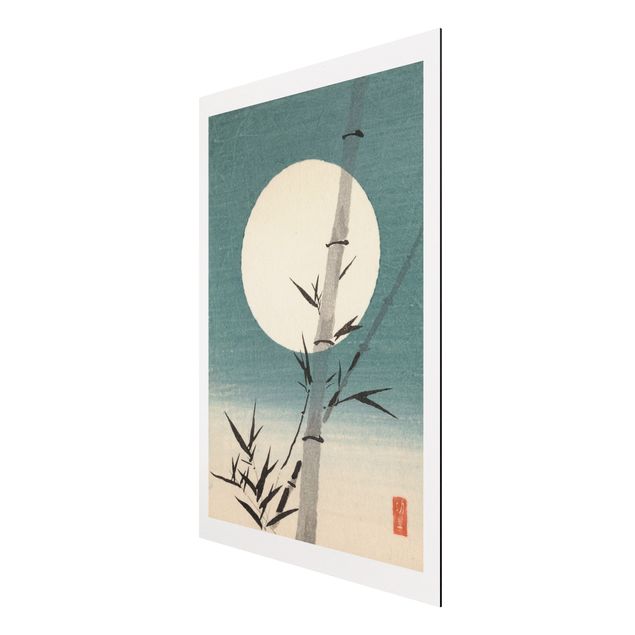 Cuadros paisajes Japanese Drawing Bamboo And Moon