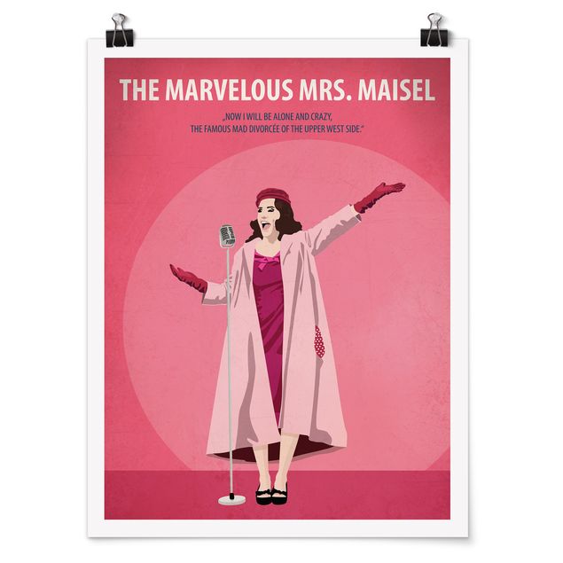 Cuadros retratos Film Poster The Marvelous Mrs. Maisel