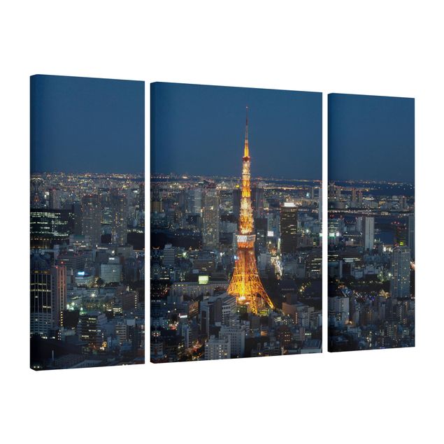 Lienzos de ciudades Tokyo Tower