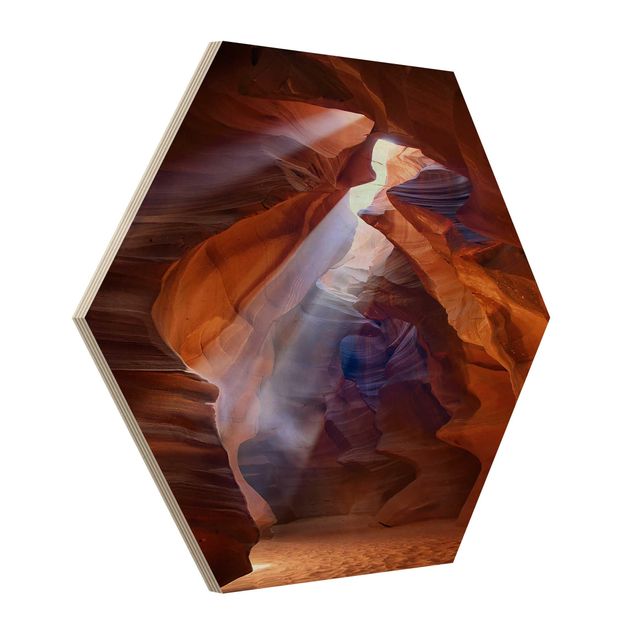 Cuadros hexagonales Play Of Light In Antelope Canyon