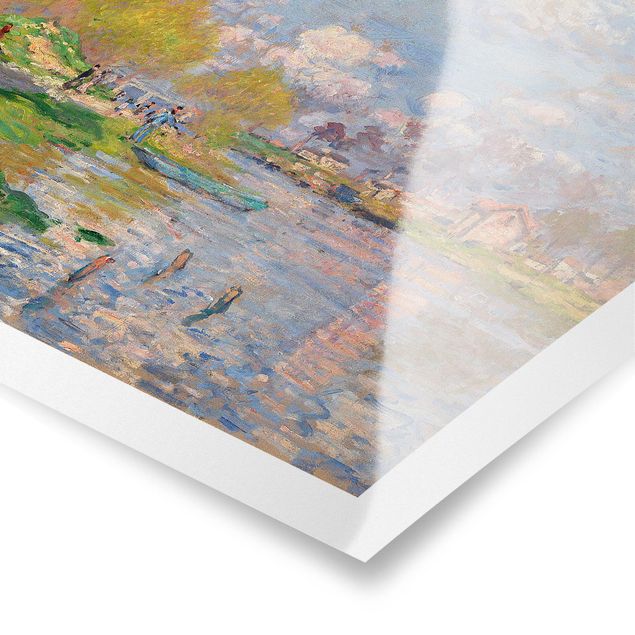 Póster cuadros famosos Claude Monet - Spring On The Seine