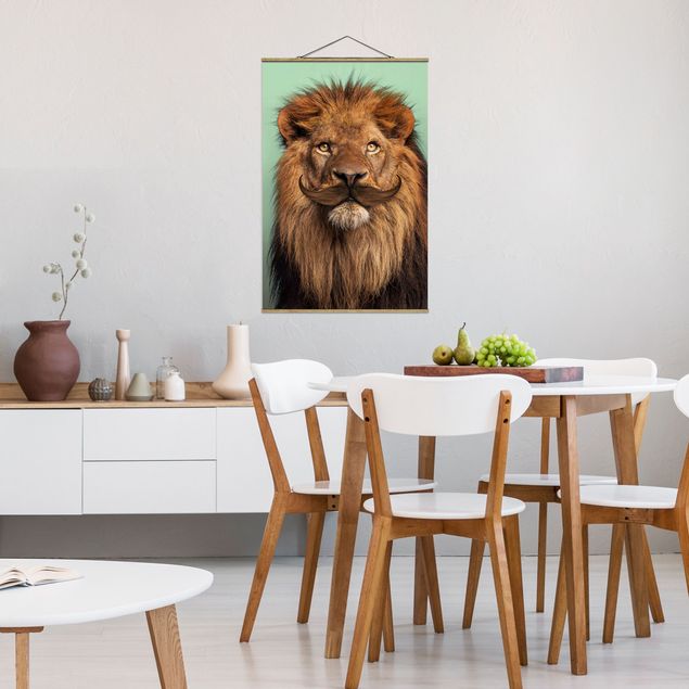 Láminas de cuadros famosos Lion With Beard