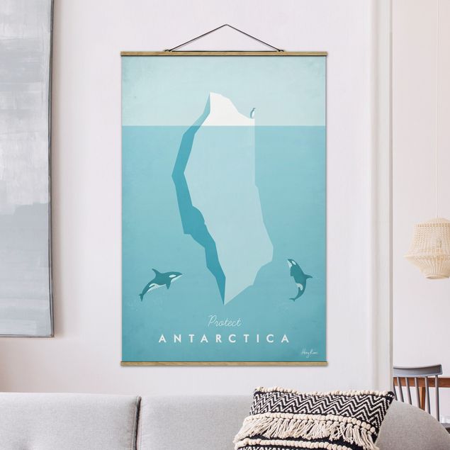 Decoración cocina Travel Poster - Antarctica