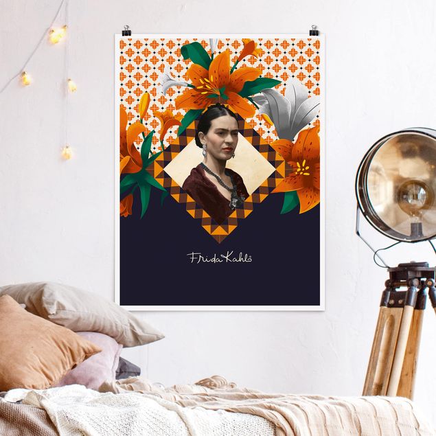 Decoración en la cocina Frida Kahlo - Lilies