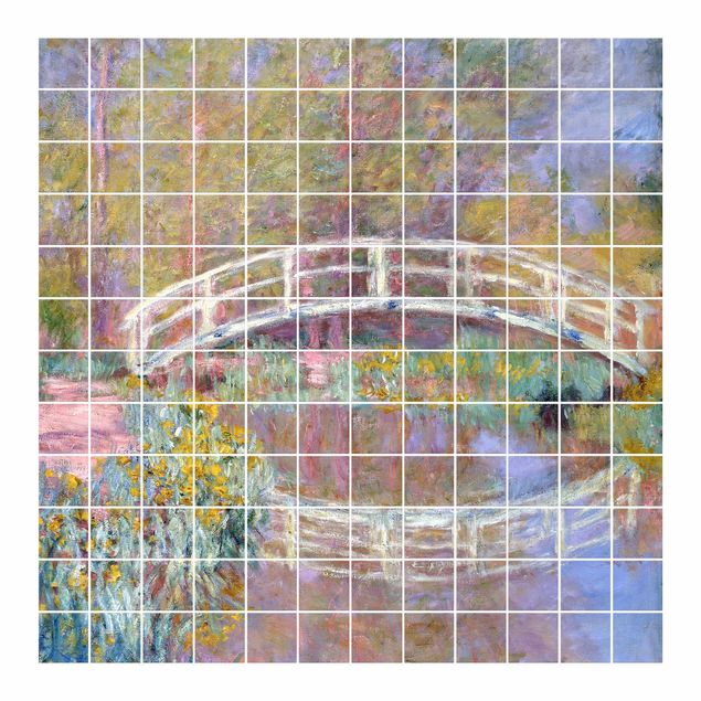 Vinilo azulejos cocina Claude Monet - Bridge Monet's Garden