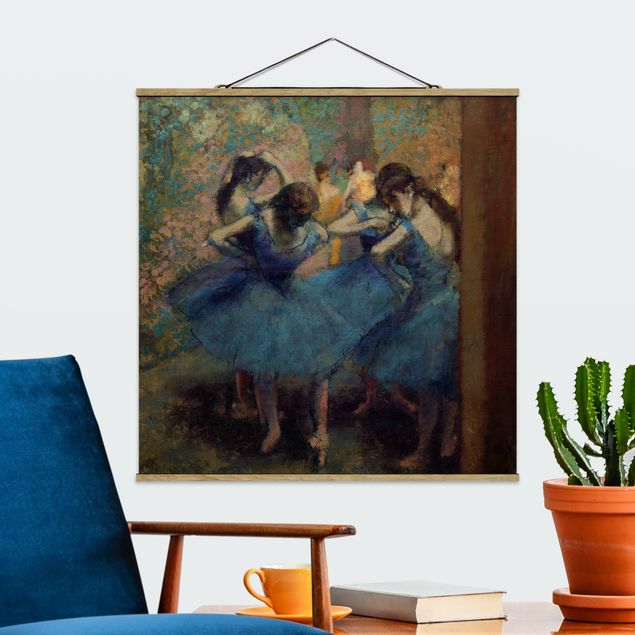 Cuadros de bailarinas de ballet Edgar Degas - Blue Dancers