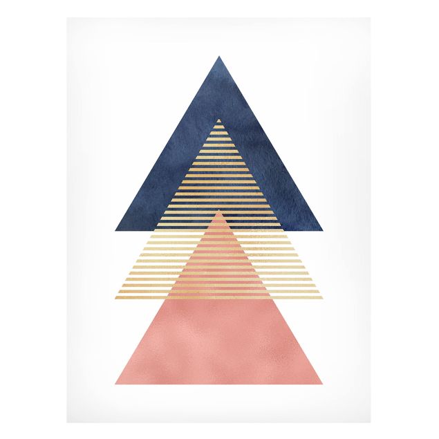 Cuadros abstractos Three Triangles
