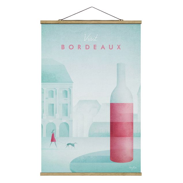 Cuadro retro Travel Poster - Bordeaux