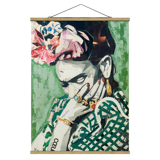 Cuadro retratos Frida Kahlo - Collage No.3