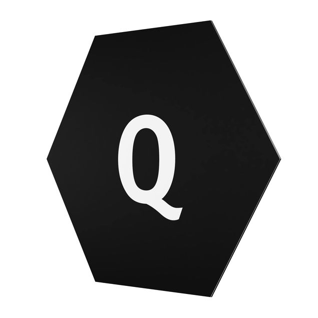 Cuadros modernos Letter Black Q