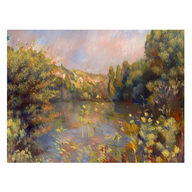 Cuadro del Impresionismo Auguste Renoir - Lakeside Landscape