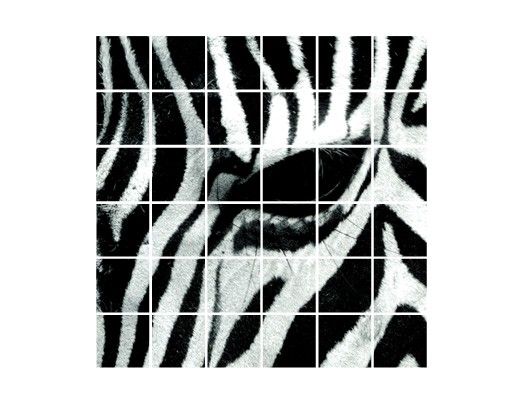 Vinilo azulejos cocina Zebra Crossing