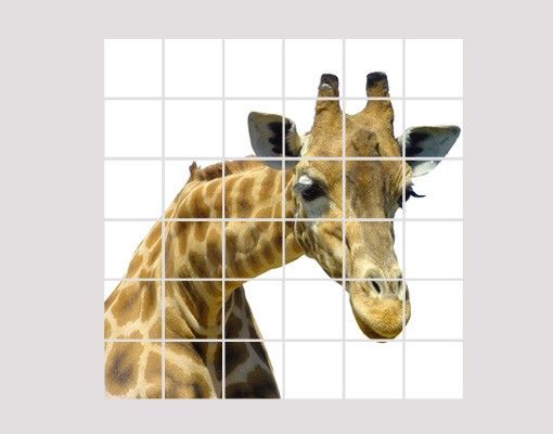 Adhesivos para azulejos Curious Giraffe