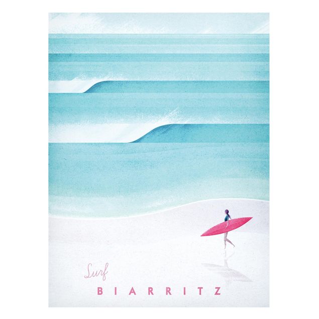 Cuadros paisajes Travel Poster - Biarritz