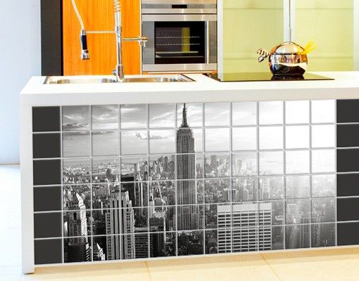 Decoración de cocinas Manhattan Skyline