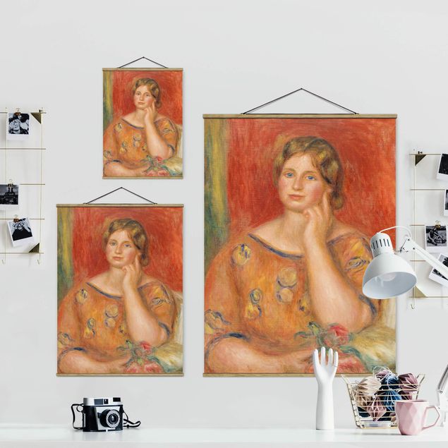 Cuadros retratos Auguste Renoir - Mrs. Osthaus