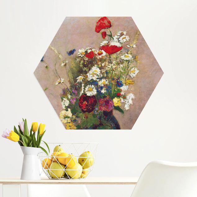 Decoración en la cocina Odilon Redon - Flower Vase with Poppies