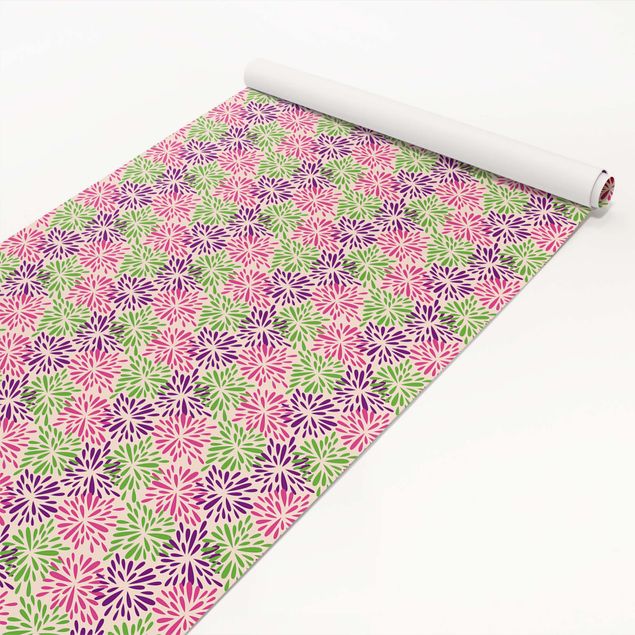 Papel adhesivo para muebles patrones Modern Floral Pattern With Abstract Flowers