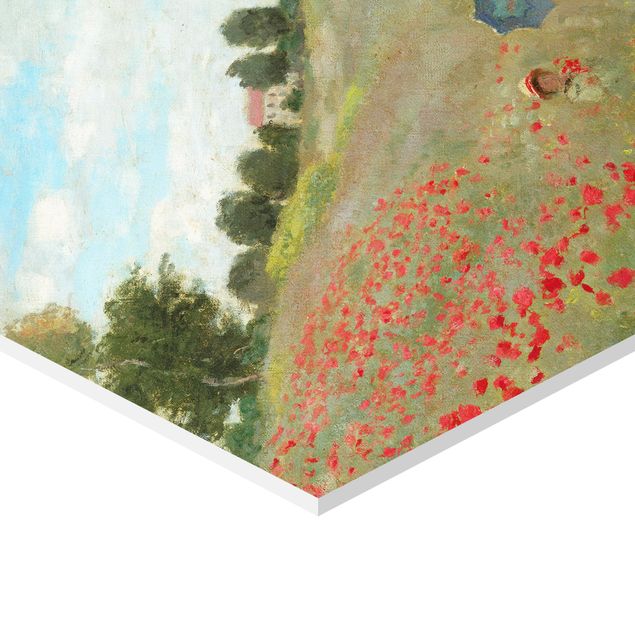 Cuadros de flores modernos Claude Monet - Poppy Field Near Argenteuil