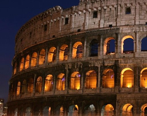 Adhesivos para azulejos Colosseum in Rome at night